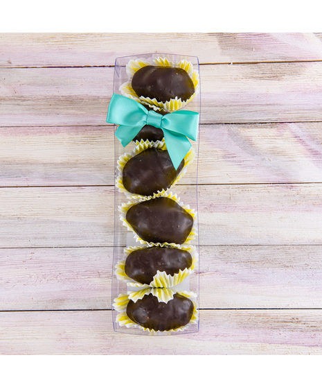 Wockenfuss Dark Chocolate Vanilla Buttercream Eggs - Sleeve of 6