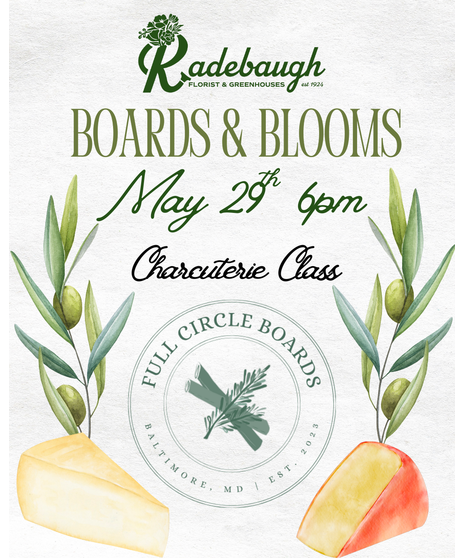 Boards & Blooms Charcuterie Workshop