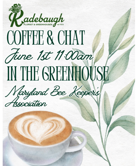 Coffee & Chat, Central MD Beekeeper's Association - June 1st