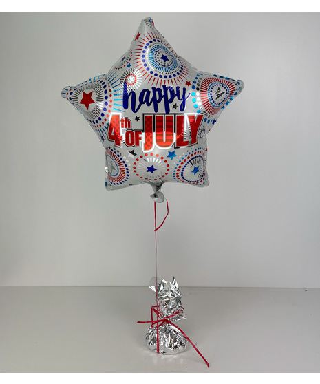 4th Of July Mylar Balloon