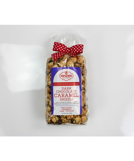 Popsations Dark Chocolate Caramel Drizzle Popcorn 8oz
