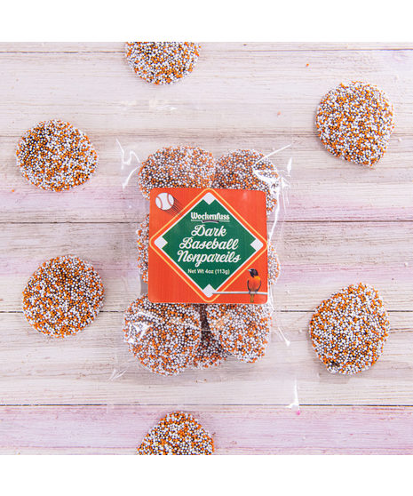 Wockenfuss Baseball Dark Chocolate Nonpareils