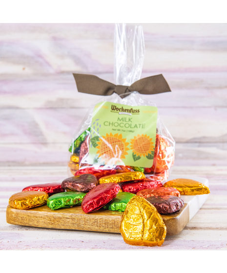 Wockenfuss Milk Chocolate Foiled Leaves 5oz
