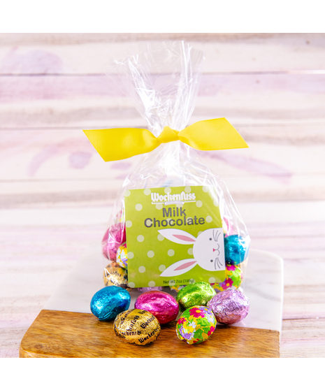 Wockenfuss Milk Chocolate Foiled Eggs - 5oz