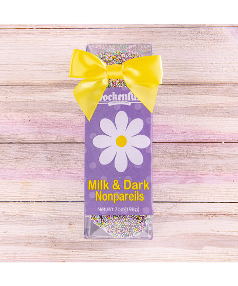 WockenFuss Spring Nonpareil Tube - Milk & Dark Chocolate