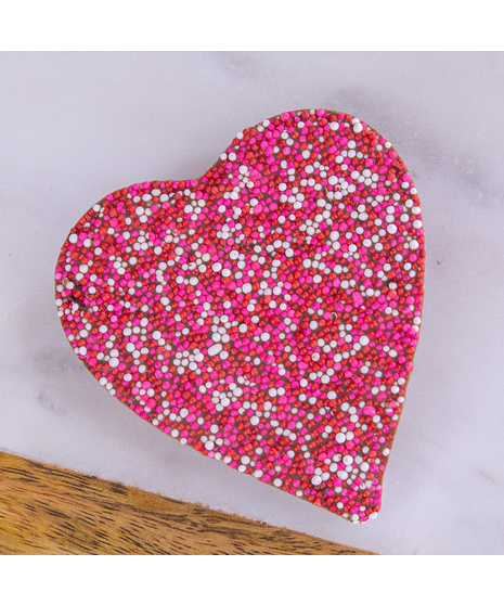 Wockenfuss Chocolate Nonpareil Heart Pop