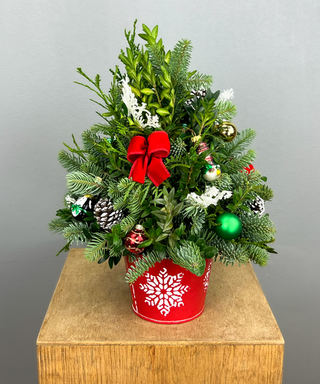 Have Yourself A Merry Little Christmas Boxwood Tree