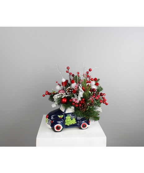 Peppermint Pines Pickup captures the magic of a classic country Christmas with a sweet, nostalgic twist.