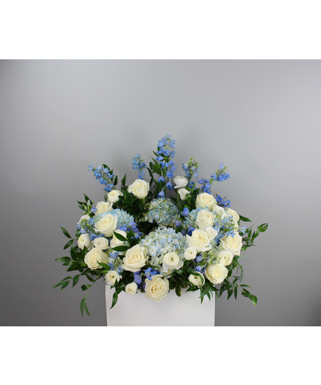 Azure Embrace - Cremation Wreath