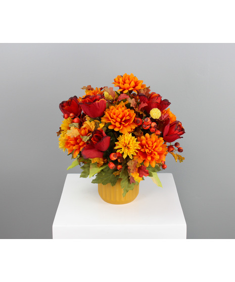 Golden Harvest - Fall Silk Arrangement