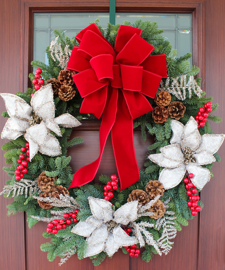 Happy Holidays Wreath