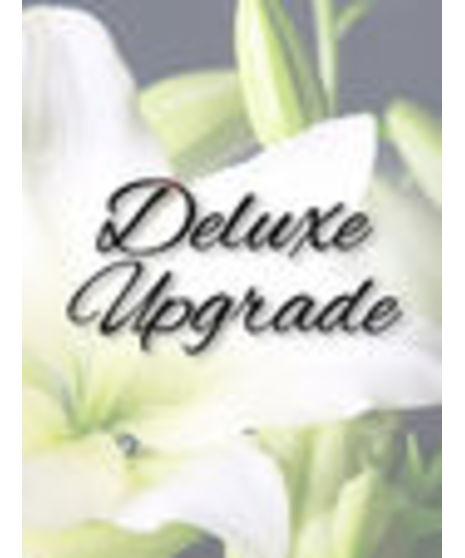 Mountain majesty urn is a stunning tribute to a loved one. This urn features purple hydrangea, white roses, white lilies, green trick, and blue delphinium. 