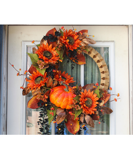 Enchanted Twilight - Fall Silk Wreath