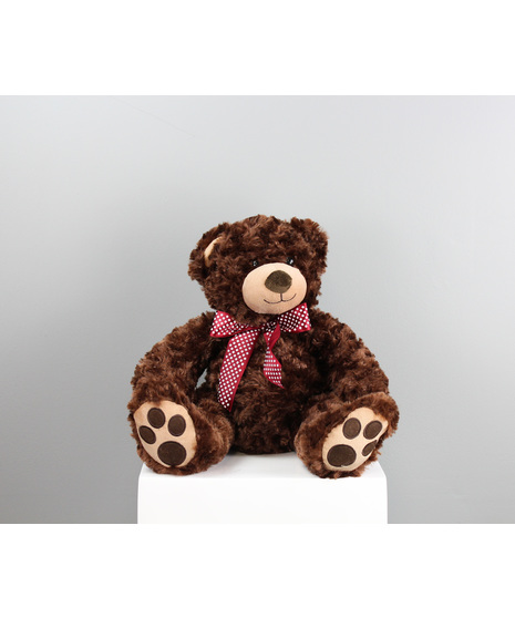 Meet Rosie, a huggable 20-inch plush brown bear with soft, cuddly fur and a sweet, friendly face.