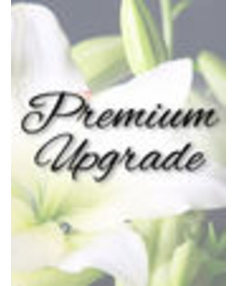 Mountain majesty urn is a stunning tribute to a loved one. This urn features purple hydrangea, white roses, white lilies, green trick, and blue delphinium. 