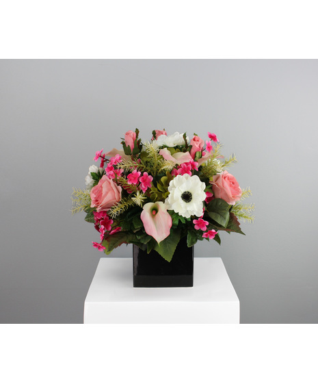 Blush Noir - Spring Silk Arrangement