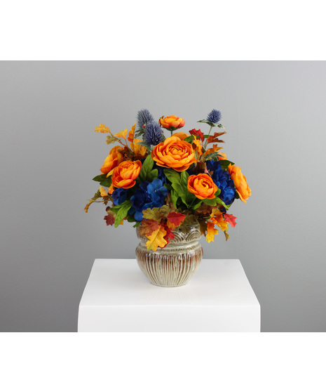 Blue Haven - Fall Silk Arrangement