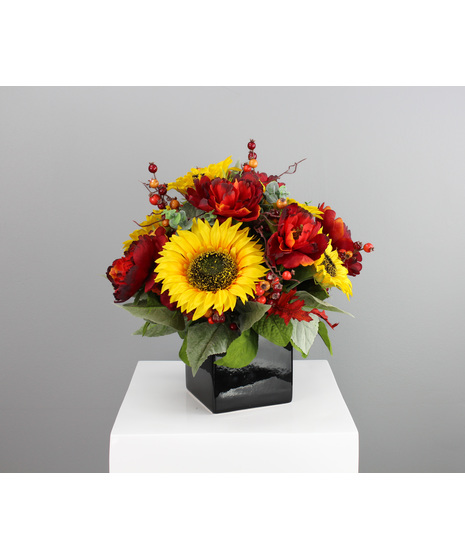 Fall’s Treasure - Fall Silk Arrangement
