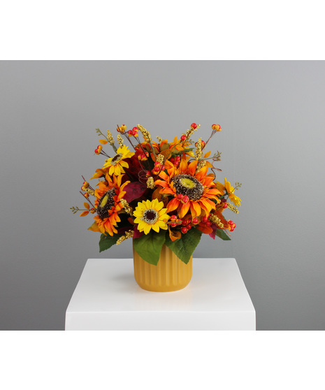 Golden Harvest - Fall Silk Arrangement