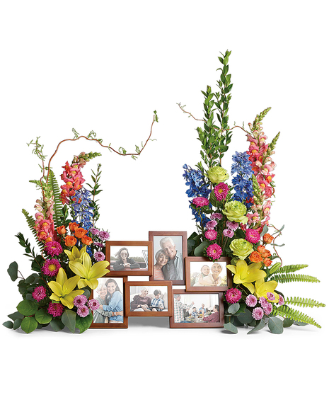 Joyful Memories Photo Tribute Bouquet