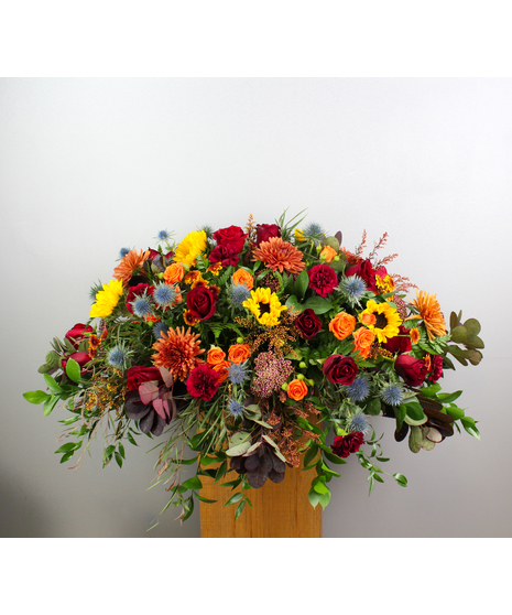 Autumn Grace Casket Spray