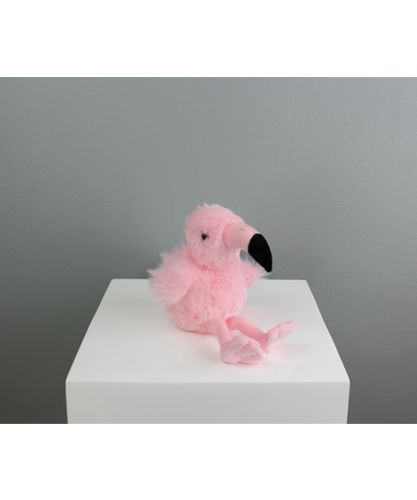 Meet Flora the Flamingo, your new feathered friend bursting with charm and grace.