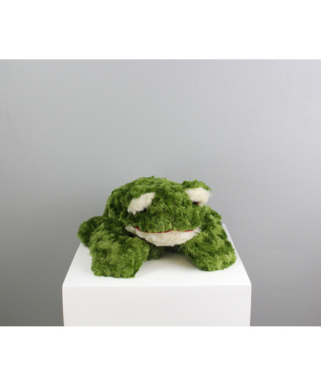 Meet Lilypad the Frog, your new cuddly companion from the pond! Measuring a huggable 16 inches tall, Lilypad is soft, squishy, and full of charm.