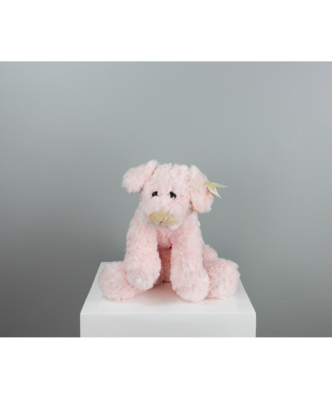 Meet Harry, a lovable 16-inch plush pig with soft, cuddly pink fur and an irresistible charm.