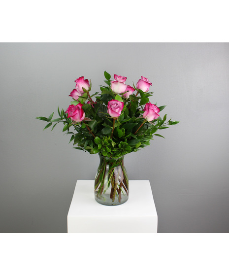 One Dozen Premium Lavender Roses