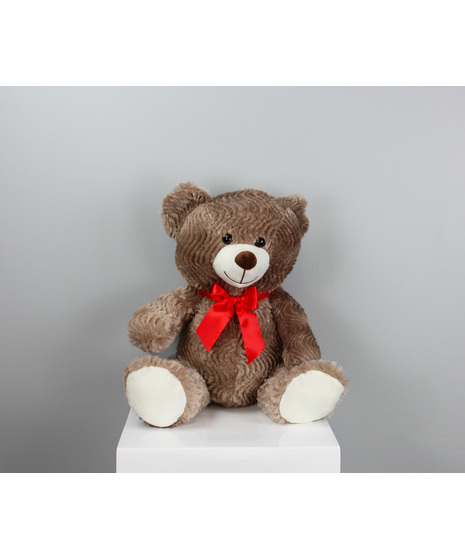 Meet Valentino Bear, a timeless classic with a heart full of warmth. 