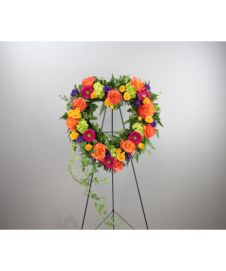 Radiant Heart is a heartfelt expression of sympathy and love, designed as a standing heart to convey warmth and compassion.